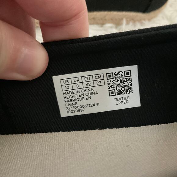 TOMS Women’s Alpargata Rope 2.0 Recycled Cotton Slubby Slip Ons - 10 - NEW - Picture 6 of 7